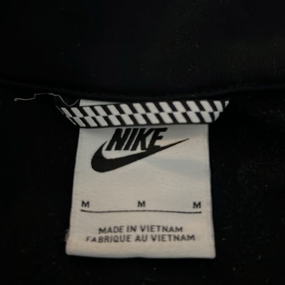 Girls black Nike athletic zip up size medium - Picture 3 of 4